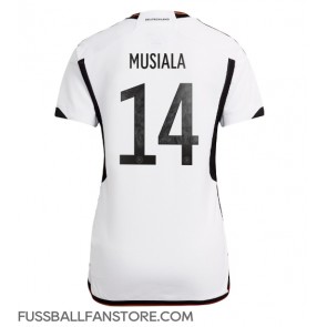 Deutschland Jamal Musiala #14 Replik Heimtrikot Damen WM 2022 Kurzarm